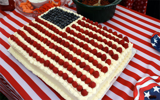 flag-cake