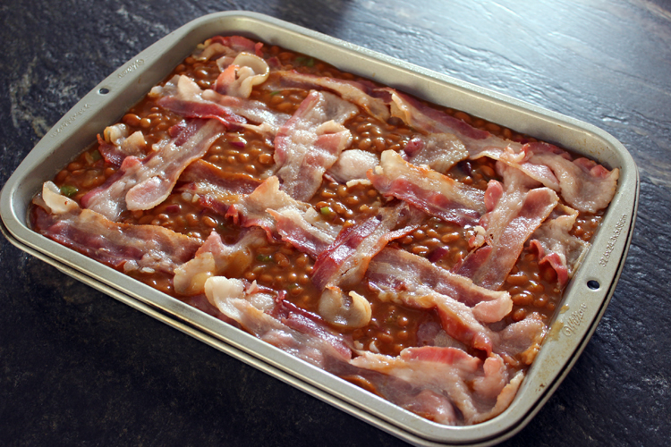 Lattice-Topped-Bacon-Baked-Beans
