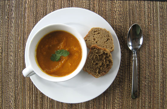 Curried Sweet Potato and Carrot Soup : Whipped