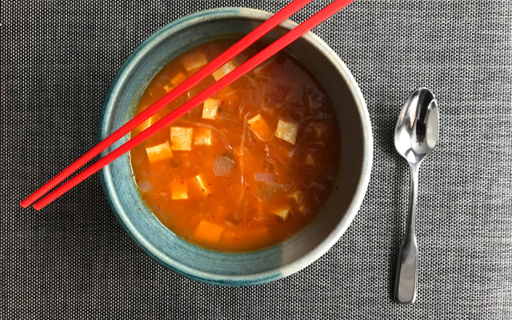 tofu-kimchi-soup : Whipped