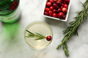 rosemary gin gimlet