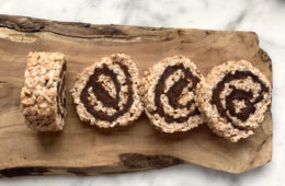 how to make brownie rice krispie treat pinwheels