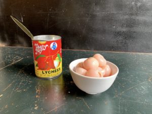 Canned lychee fruit