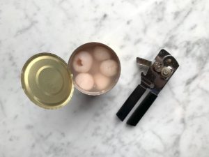Canned Lychee fruit looks like eyeballs